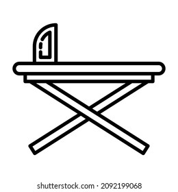 Ironing Board icon vector image. Can also be used for web apps, mobile apps and print media.