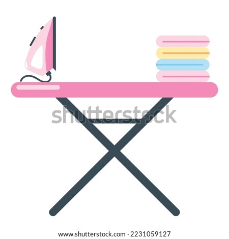 ironing board icon vector image with white background