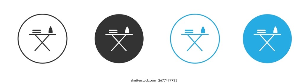 Ironing board icon vector style flat trendy collection.