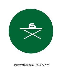 ironing board, iron, icon, vector