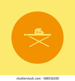 ironing board, iron, icon, vector
