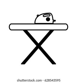 ironing board isolated icon