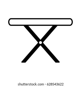 ironing board isolated icon