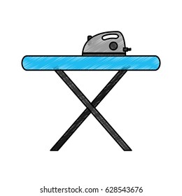ironing board isolated icon