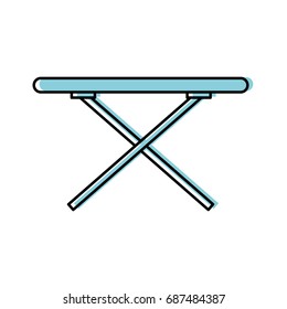 ironing board isolated icon
