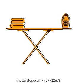 ironing board isolated icon