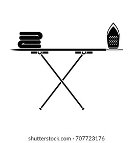 ironing board isolated icon