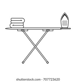 ironing board isolated icon