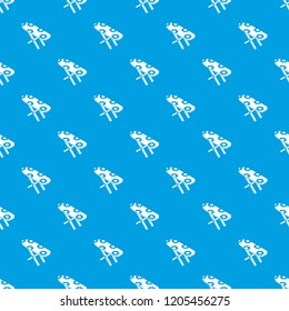 Ironing board pattern vector seamless blue repeat for any use