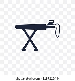 Ironing Board transparent icon. Ironing Board symbol design from Sew collection. Simple element vector illustration on transparent background.