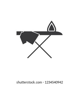 Ironing board vector icon