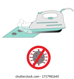 Ironing every cloth is a good way to kill coronavirus.