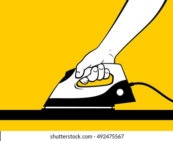 Ironing hand