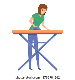 Ironing icon. Cartoon of ironing vector icon for web design isolated on white background