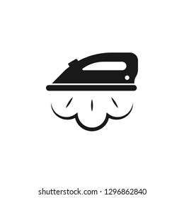 Ironing icon. Ironing linear symbol design from Cleaning collection. Simple outline element vector illustration on white background.