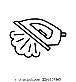 ironing icon on white background