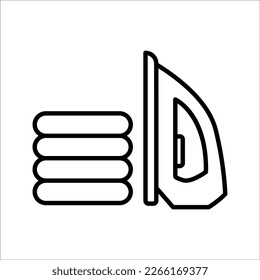 ironing icon on white background