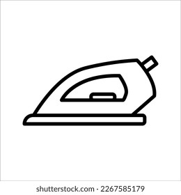 ironing icon on white background