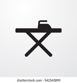 ironing table icon illustration isolated vector sign symbol