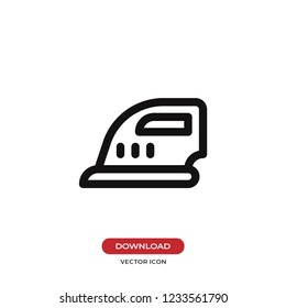 Ironing vector icon