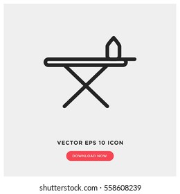Ironing vector icon