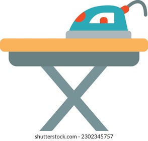 Ironing vector icon. Can be used for printing, mobile and web applications.