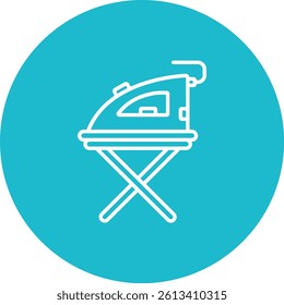 Ironing vector icon. Can be used for printing, mobile and web applications.