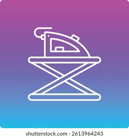 Ironing vector icon. Can be used for printing, mobile and web applications.