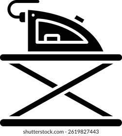 Ironing vector icon. Can be used for printing, mobile and web applications.