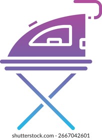 Icono de Vector de planchado. Se puede utilizar para aplicaciones de impresión, móviles y de Web.