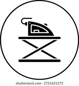 Ironing vector icon. Can be used for printing, mobile and web applications.