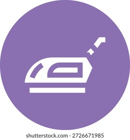 Ilustração de design de ícone de vetor de passar roupa