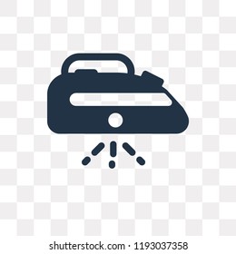 Ironing vector icon isolated on transparent background, Ironing transparency concept can be used web and mobile