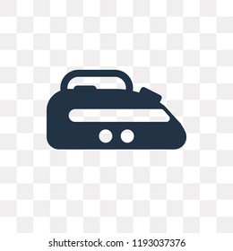 Ironing vector icon isolated on transparent background, Ironing transparency concept can be used web and mobile