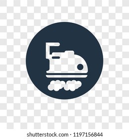 Ironing vector icon isolated on transparent background, Ironing transparency logo concept