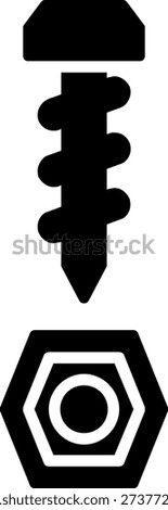 Ironware Glyph Vector Icon Design