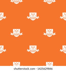 Ironwork pattern vector orange for any web design best