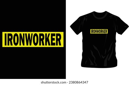 ironworker in box t-shirt graphics ready to print design