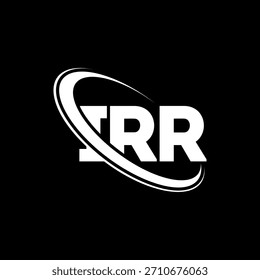 IRR logo. IRR letter. IRR letter logo design. Initials IRR logo linked with circle and uppercase monogram logo. IRR-typography for technology, business and real estate brand.