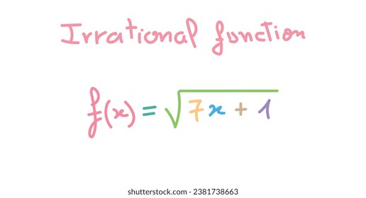 Irrational algebraic functions in mathematics. Scientific resources for teachers and students.