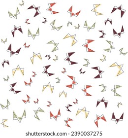 Irregular Abstract Geometric Shape Pattern