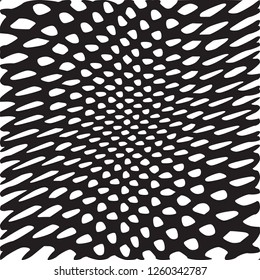 Irregular Abstract Grid, Linear Hand Drawn Background