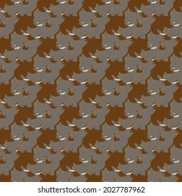 Irregular abstract shape seamless pattern