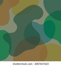 Irregular abstract shapes natural looking camouflage background.