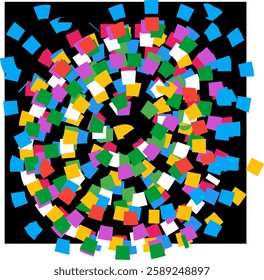 irregular background design with color patterns