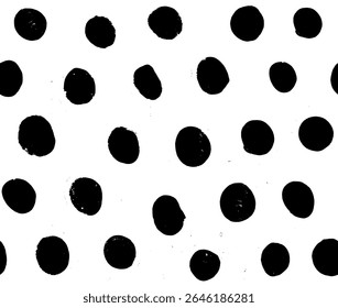 Irregular black stains and smudges on a white surface background. The shapes resemble baked meringue marks or scattered crumbs. Minimalist, organic composition with artistic textured appearance vector