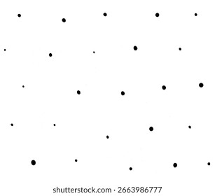 Irregular black stains and smudges on a white surface background. The shapes resemble baked meringue marks or scattered crumbs. Minimalist, organic composition with artistic textured appearance vector