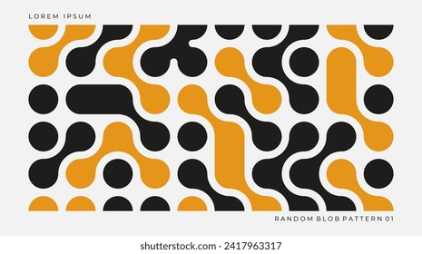 Irregular blob, set of abstract organic shapes. Abstract irregular random blobs. Simple liquid amorphous splodge. Trendy minimal designs for presentations, banners, posters and flyers