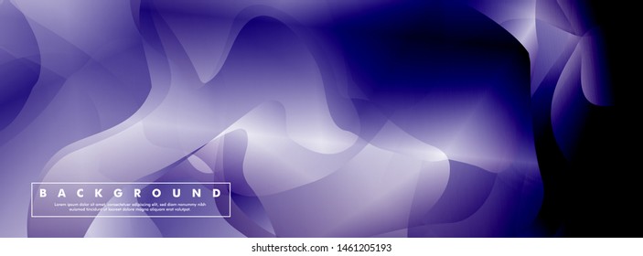 irregular blue wave abstract gradient background. vector illustration of eps 10