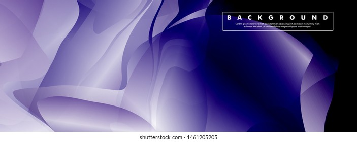 irregular blue wave abstract gradient background. vector illustration of eps 10
